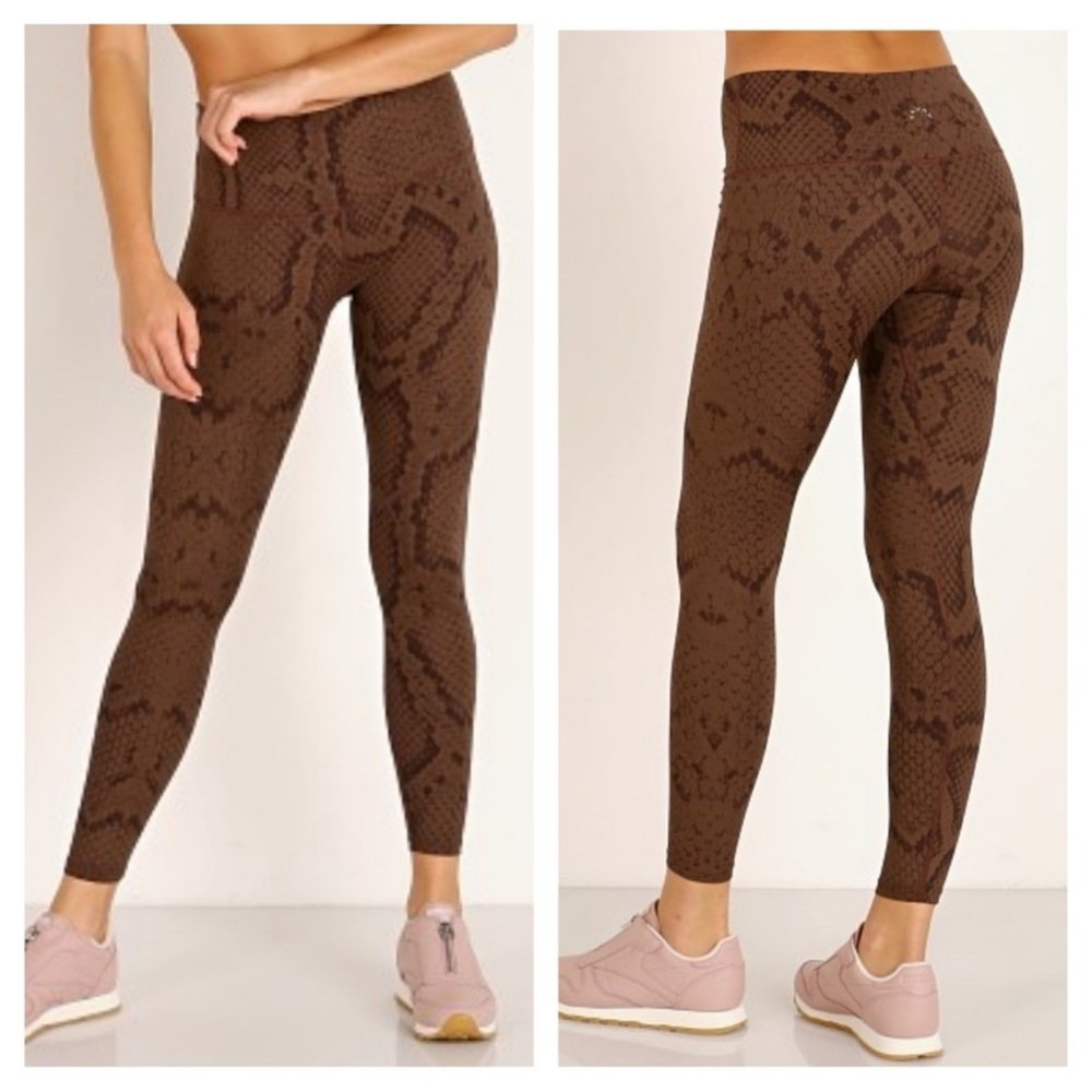 VARLEY Estrella Leggings in Bracken Snake 7/8 Pant Medium